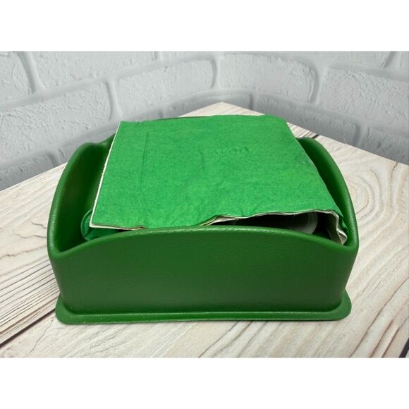 NEW Avon Set Of 2 Vintage Strawberry Porcelain Napkin Rings & Guest Soap - Picture 6 of 13